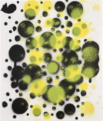 Christian Marclay, No Runs, No Drips, No Errors!: one plate, 2017, Screenprint in colors, on Coventry Rag paper, the full sheet