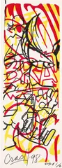John "Crash" Matos, Brat, 1998, Screenprint in colors, on wove paper, the full sheet