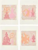 Peter Nagy, The Shape of the Vase, 1998, The complete set of four screenprints in colors, on Rives Heavyweight paper, with full margins