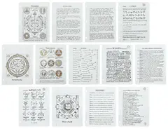 William Powhida, Ars Magica, 2010, The complete set of 13 screenprints in colors and in grey, on Strathmore paper, all contained in the original Pendaflex archival file folder, loose (as issued)