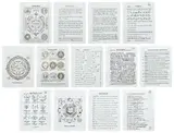 William Powhida, Ars Magica, 2010, The complete set of 13 screenprints in colors and in grey, on Strathmore paper, all contained in the original Pendaflex archival file folder, loose (as issued)