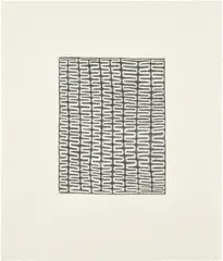 The Woods by James Siena, 2010, Etching and aquatint in brown, on Hahnemühle German Etching paper, with full margins, sold Apr 2024