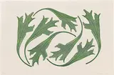 Philip Taaffe, Extinct Leaf Page, 2016, Screenprint and monoprint in colors, on Dur-O-Tone paper, with full margins