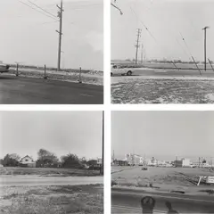 Vacant Lots by Ed Ruscha, 1970/2003, The complete set of four gelatin silver prints mounted to matboard (as issued), all contained in the original black line, sold Apr 2024