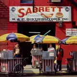 Neal Slavin, Sabrett Hot Dog Vendors, New York City, 1974, Chromogenic print, printed later