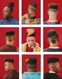Awol Erizku, Heads, 2013, A grid comprised of 9 archival pigment prints