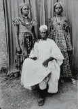 Seydou Keïta, Untitled (A Father with His Two Daughters), 1952-1955, Gelatin silver print, printed 1998