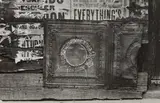 Helen Levitt, Untitled (graffiti surrounded by torn posters)