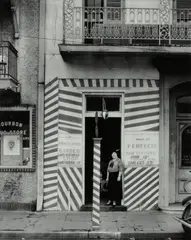 Sidewalk and Shopfront, New Orleans by Walker Evans, 1935, Gelatin silver print from Walker Evans , printed 1971, offered Apr 2024