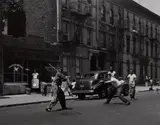 Arthur Leipzig, Stickball, 1950, Gelatin silver print, printed later