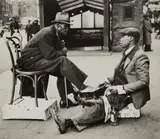 John Gutmann, Shoeshine, Harlem, N. Y., 1936, Gelatin silver print