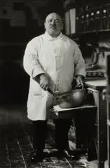 Pastry Chef by August Sander, 1928, Gelatin silver print, printed 1993, sold Apr 2024