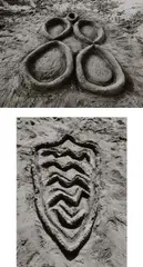 Ana Mendieta, Sandwomen, Miami, 1983, Two gelatin silver prints, printed 1994