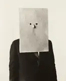 Irving Penn, Steinberg in Nose Mask, New York, September 30