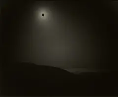 Chris McCaw, Sunburned GSP#255 (Santa Cruz Mountains/Fog), 2008, Unique gelatin silver paper negative
