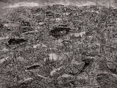 Sohei Nishino, Diorama Map Tokyo, 2014, Chromogenic print, flush-mounted and mounted again