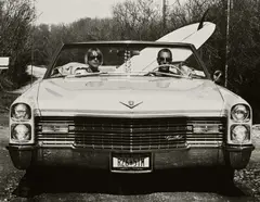 Michael Dweck, Dave and Pam in their Caddy, Trailer Park, Montauk, New York, 2002, Gelatin silver print