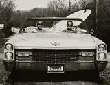 Michael Dweck, Dave and Pam in their Caddy, Trailer Park, Montauk, New York, 2002, Gelatin silver print