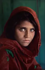 Steve McCurry, Sharbat Gula, Afghan Girl, Pakistan, 1992, Oversized chromogenic print, printed 2010