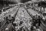 Sebastião Salgado, Church Gate Station, Western Railroad Line, Bombay, India