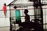 Eve Sussman, Themis in the Birdcage (film still from Rape of the Sabine Women), 2005, Chromogenic print, flush-mounted