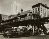 Berenice Abbott, Hanover Square, Manhattan, 1936, Gelatin silver print