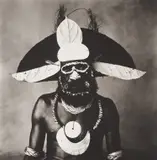 Irving Penn, New Guinea Man with Painted-On Glasses