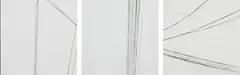 Untitled (telephone wires) by Harry Callahan, 1945-1976, Three gelatin silver prints, sold Apr 2024