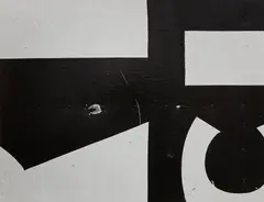 Chicago 16 by Aaron Siskind, 1957, Gelatin silver print, sold Apr 2024