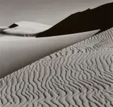 Dunes, Oceano, California by Ansel Adams, 1963, Gelatin silver print from Portfolio Four: What Majestic Word. In Memory of Russell Varian , printed 1963, sold Apr 2024
