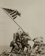 Joe Rosenthal, Flag Raising on Iwo Jima, 1945, Gelatin silver print