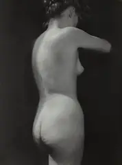 Standing Nude by Josef Sudek, 1951-1954, Gelatin silver print, likely printed later, offered Apr 2024
