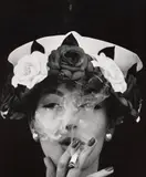 William Klein, Hat + 5 Roses, Paris (Vogue), 1956, Gelatin silver print, printed 2011
