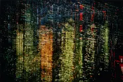 Lights of New York City, NY by Ernst Haas, 1970, Chromogenic print, printed 2022, flush-mounted, sold Apr 2024