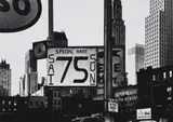 William Klein, First Avenue, January, 1955, Gelatin silver print, printed 1977