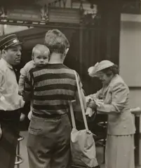 Penn Station, New York by Ruth Orkin, circa 1950-1960s, Gelatin silver print, sold Apr 2024