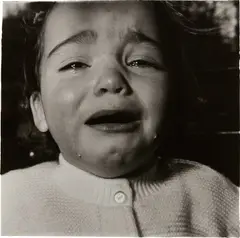 A child crying, N.J. by Diane Arbus, 1967, Gelatin silver print, printed later by Neil Selkirk, sold Apr 2024