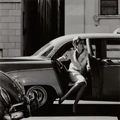 Jerry Schatzberg, Carmen Dell'Orefice, NYC, 1958, Gelatin silver print, printed later