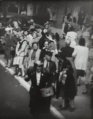 Untitled, New York City by T. Lux Feininger, 1946-1947, Gelatin silver print, offered Oct 2024
