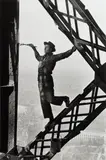 Marc Riboud, Painter on the Eiffel Tower, Paris, 1953, Gelatin silver print, printed later