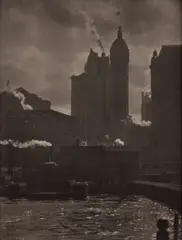City of Ambition by Alfred Stieglitz, 1910, Large format photogravure, printed no later than 1913, mounted, sold Oct 2024