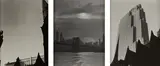 Dorothy Norman, Selected Images of New York City, 1930s, Three gelatin silver prints, each flush-mounted, and mounted again