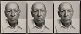 Richard Avedon, Igor Stravinsky, composer, New York City, 11-2-69, 1969, Gelatin silver print triptych, printed 1975