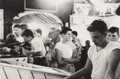 Whitmore Lake, Michigan by Robert Frank, circa 1955, Gelatin sliver print, printed circa 1955, offered Oct 2024