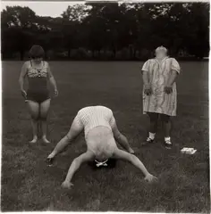 Untitled (6) by Diane Arbus, 1970-1971, Gelatin silver print, printed later by Neil Selkirk, offered Oct 2024