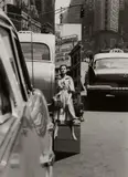 William Klein, Sandra + Mirror, Times Square, New York (Vogue), 1962, Gelatin silver print, printed later