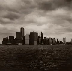 Lower Manhattan from the Harbor by Peter Hujar, 1976, Gelatin silver print, sold Oct 2024