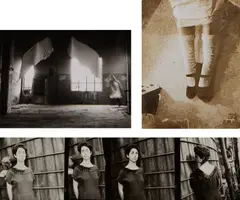 Selected Images by Francesca Woodman, 1980, Two gelatin silver prints and one unique Polaroid print, sold Oct 2024