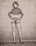 Paolo Roversi, Juliette, Paris, Studio 9 rue Paul Fort, 1992, Unique Polaroid print