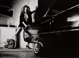 Fucking my Cadillac, Hollywood by Helmut Newton, 1987, Gelatin silver print, sold Oct 2024